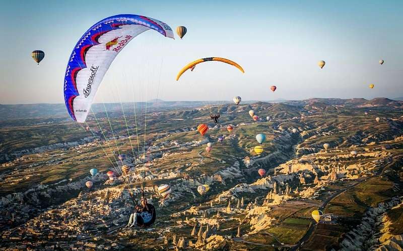 cappadocia paragliding activity